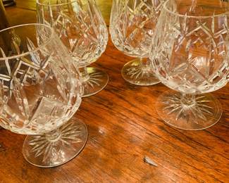 Waterford balloon Brandy stems
