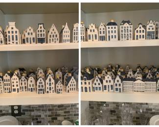 LARGE collection of Delft houses