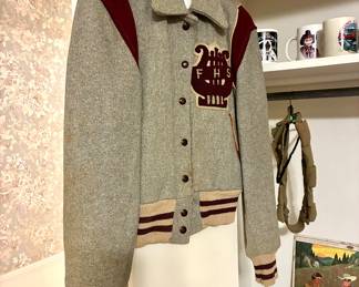 Vintage letterman jacket