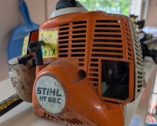 Gas powered pole saw