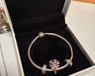 Sterling Pandora bracelet