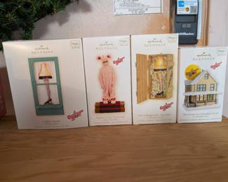 large collection of "A Christmas Story" Hallmark Keepsakes ornaments