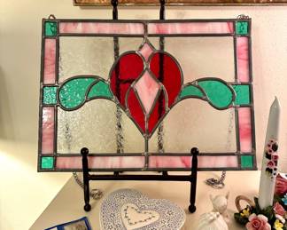Stained glass ready to hang