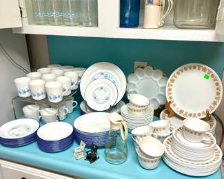 Corelle by Corning in Butterfly and Celestial Blue