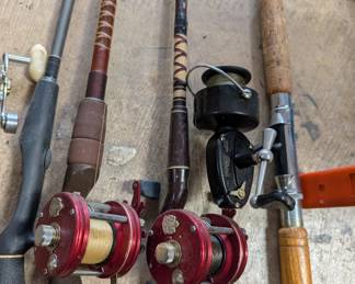 2 Vintage Ambassador 5000 reels, Mitchell 300 reel