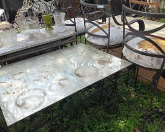 Metal Table & Chairs