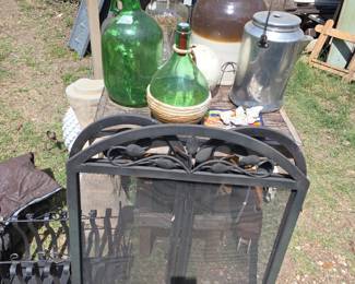 Green Glass & Crockery