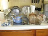 Milkglass, Hall, depression glass, vntg. scoopers!