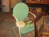 Love the color of this garden rocker! Summer anyone?