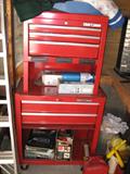 Fabulous craftsman tool cabinet in excellent condition? Stores a ton, but doesn't take up a ton of space!