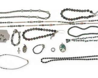 Onyx, Jasper, Mora Stone Beaded Jewelry