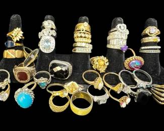 Gold SilverToned Rings