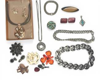 Multicolored Necklaces, Brooches, Bracelets, More