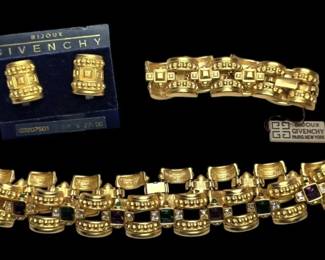 Givenchy Bijoux Necklace, Bracelet, Earrings