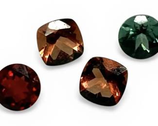 Genuine Labradorite Gemstones Red, Green, Andesine