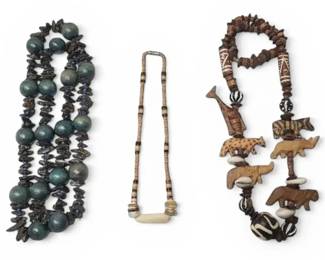 Wooden Beaded Necklaces