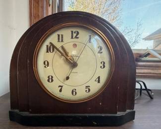 Vintage Art Deco Telechron Strike Mantel Clock