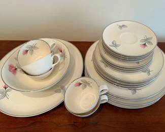 Syracuse Rose China Set