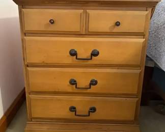 Vintage Wooden Nightstand