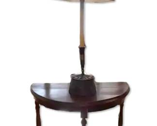 Half Moon Console Table Lamp