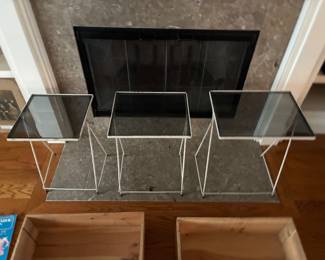 Nesting Wrought Iron Tables!