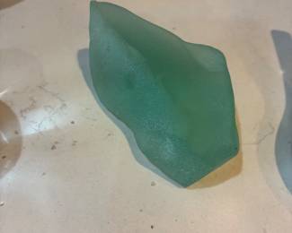 Appears to be a very large piece of sea glass.