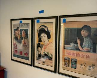 Vintage Chinese Advertising! Incredible Pieces!!