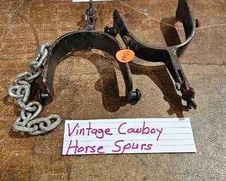 COWBOY HORSE SPURS