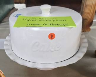 CAKE STAND AND COVER