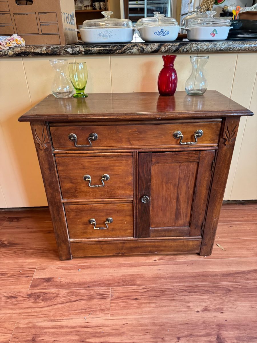Antique Wash Stand- $125