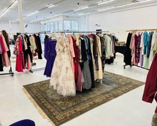 Clothing, hats, shoes, and accessories from designers including Barneys New York, Bert Pulitzer, Bill Blass, Brighton, Brooks Brothers, Charvet Paris, Countess Mara, Debora Kuchme, Dino Orsini of Beverly Hills, Donald Pliner, Donna Karan, Dynasty, Edinburgh Woollen Mill, Emilio Pucci, Floranna, Giorgio Beverly Hills, Giuliana Teso, Goorin Bros., Gucci, Halston, Hazl's Exclusives, I. Magnin/Joseph Magnin, Jacques Fath, Jay Kobrin for Maisonette, Jean Lutece, Jean Varon, Johnstons of Elgin, Louis Vuitton, Maggie Shepherd, Michael Kors, Partique New York, Pat Campano, Pendleton, Pierre Cardin, Polo Ralph Lauren, Richilene New York, Robert Rodriguez, Robert Talbott, Salvatore Ferragamo, Sean Collection, Siri, Sonni of San Francisco, Stetson, Tomasz Starzewski, Two Of A Kind, Welch Margetson, and more!