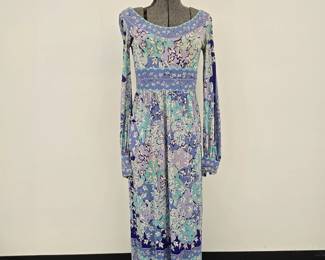 Vintage Couture Emilio Pucci Salks Fifth Avenue Dress