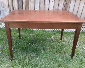 ANTIQUE WALNUT PEGGED TABLE