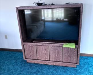 Tv and entertainment center (sold separately)