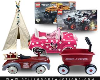 Lego, children's toys, playstation system & games, Disney, children's clothing, children's books, pet supplies, & much more!