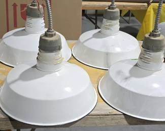 VINTAGE PORCELAIN LIGHTS