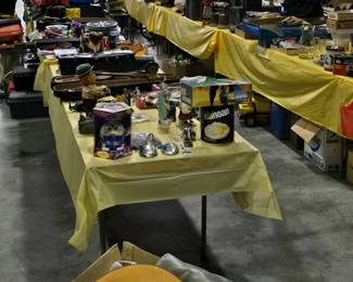 TABLES FULL OF ANTIQUES & COLLECTIBLES