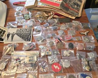 WW2 GERMAN NAZI MEDALS & BADGES