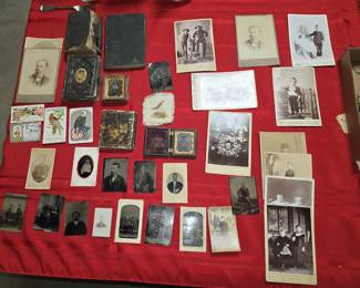 ORGINAL CIVIL WAR ERA TINTYPES & CABINET PHOTOS