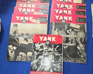 1940's WW2 YANK MAGAZINES