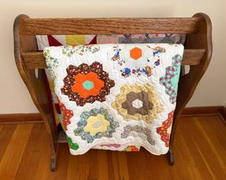 Several Vintage Handmade Quilts 