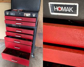 Homak 7 Drawer Rolling Tool Chest