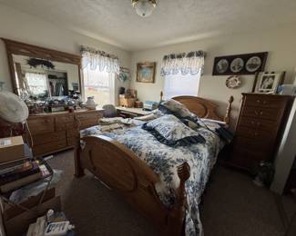 Guest Room Bedroom Set JCPenney 1990's Double Bed