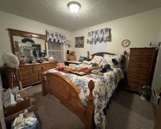 Guest bedroom packed with treasures