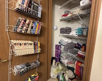 movies VHS, housewares