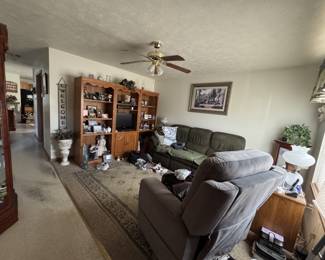 Lazyboy Couch Excellent Condition Forest Green - Living Room Treasures