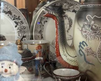 China cabinet very full! 