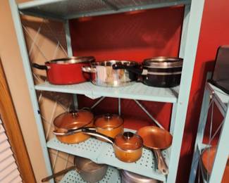 Copper cookware and other pans