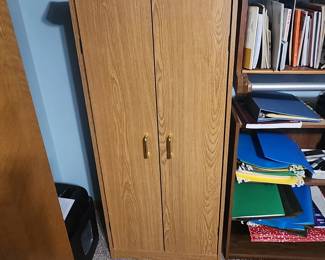 Storage Shelves with Cabinet Doors
