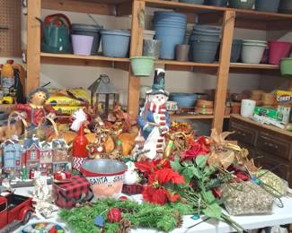 Lots of holiday and planters - get those springs plants going